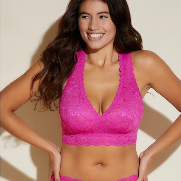 Cosabella Never Say Never Curvy Racerback Bra in Fuchsia - Women’s Size M - New